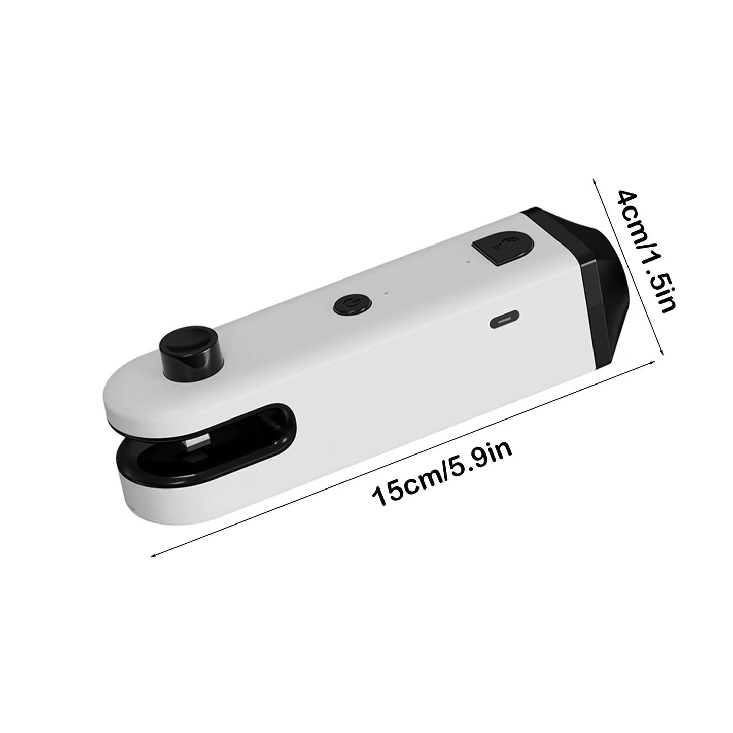 Under $5 Mini Bag Sealer Portable Rechargeable Handheld Magnetic Attraction Chip Bag Sealer for Snacks, Candies & Food Storage