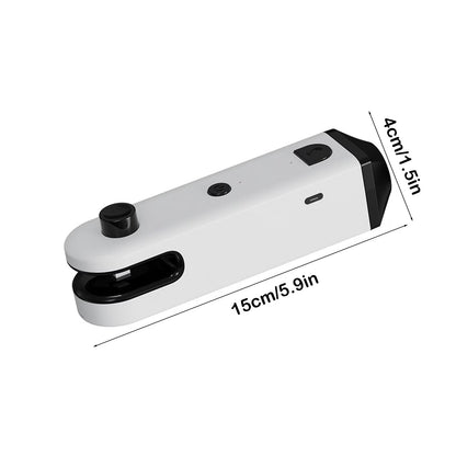 Under $5 Mini Bag Sealer Portable Rechargeable Handheld Magnetic Attraction Chip Bag Sealer for Snacks, Candies & Food Storage